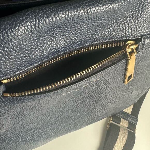 MARC By Marc Jacobs Gotham Leather Saddle Bag in Navy - Picture 10 of 16